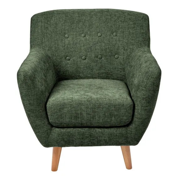 Кресло Picasso, зелёный шенилл