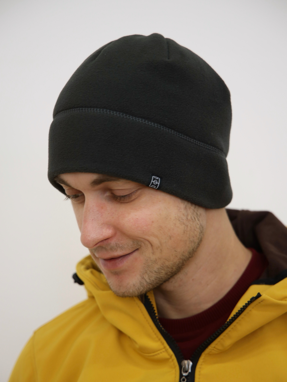 Шапка флисовая Город Горький серая