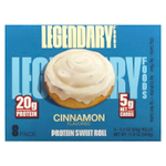 Legendary Foods, Сладкий булочка с протеином, корица, 8 пакетиков по 63 г (2,2 унции)
