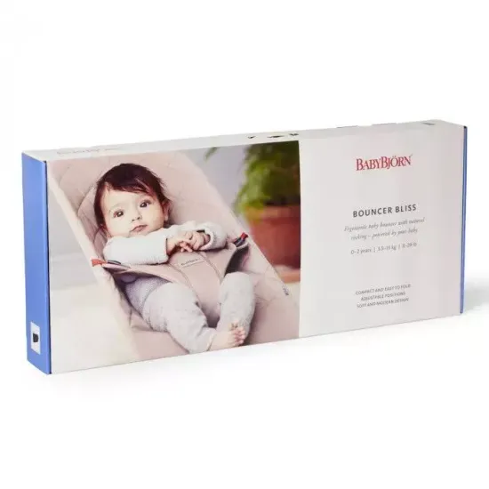 Кресло-шезлонг BabyBjorn Bliss Dark Purple, хлопок