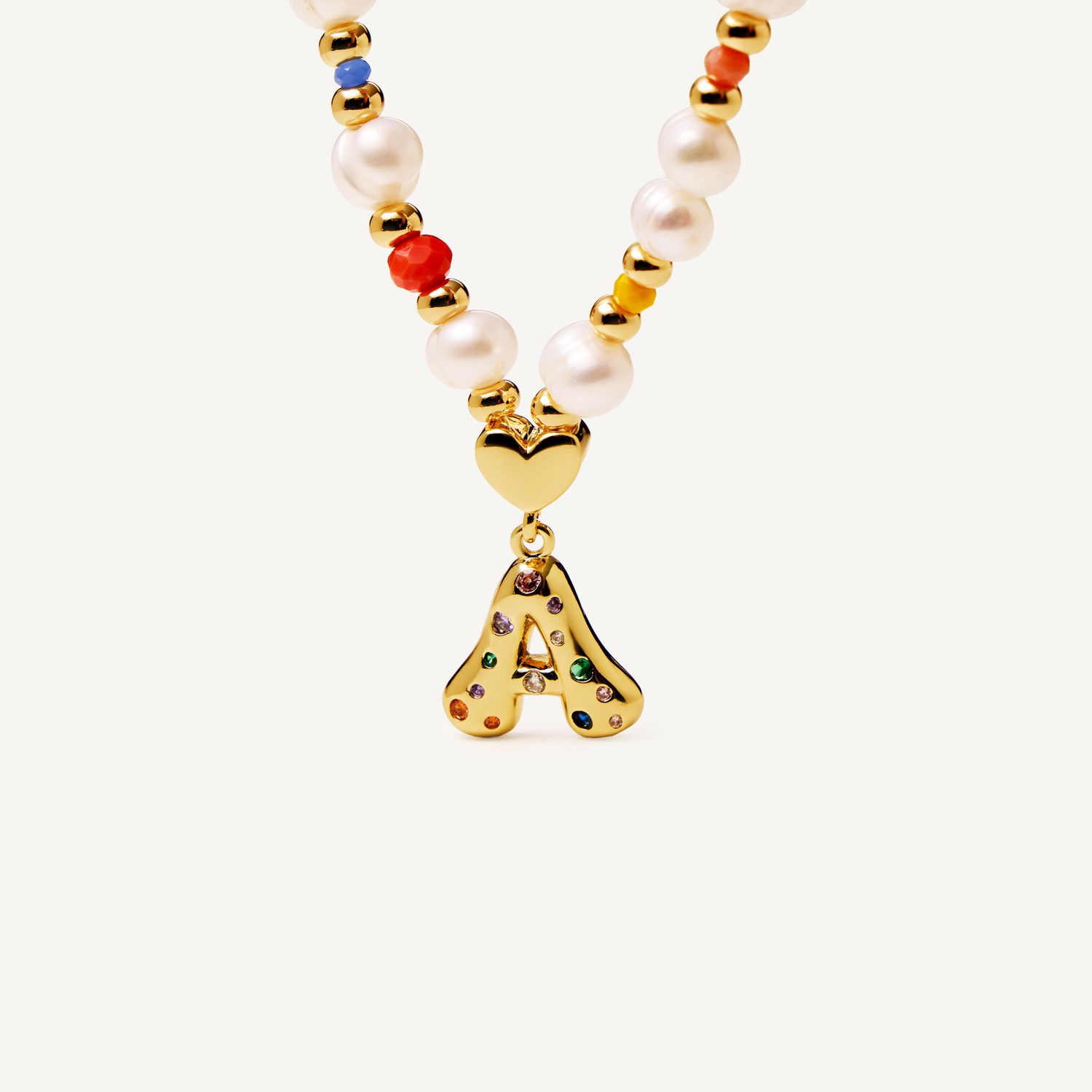 Колье My Rainbow ABC Necklace - Gold