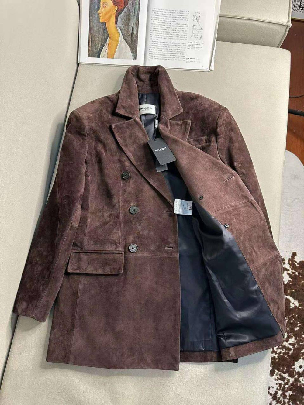 Пиджак пальто Saint Laurent