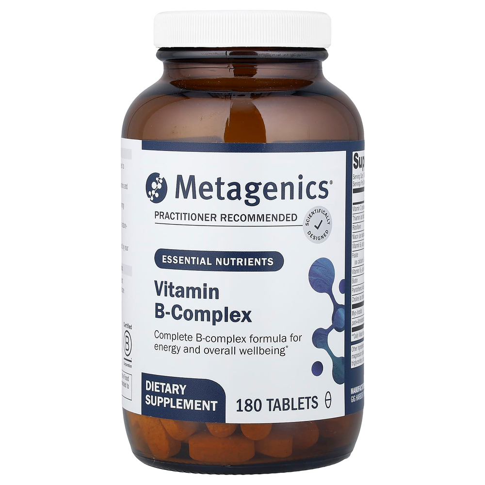 Metagenics, комплекс витаминов группы B, 180 таблеток