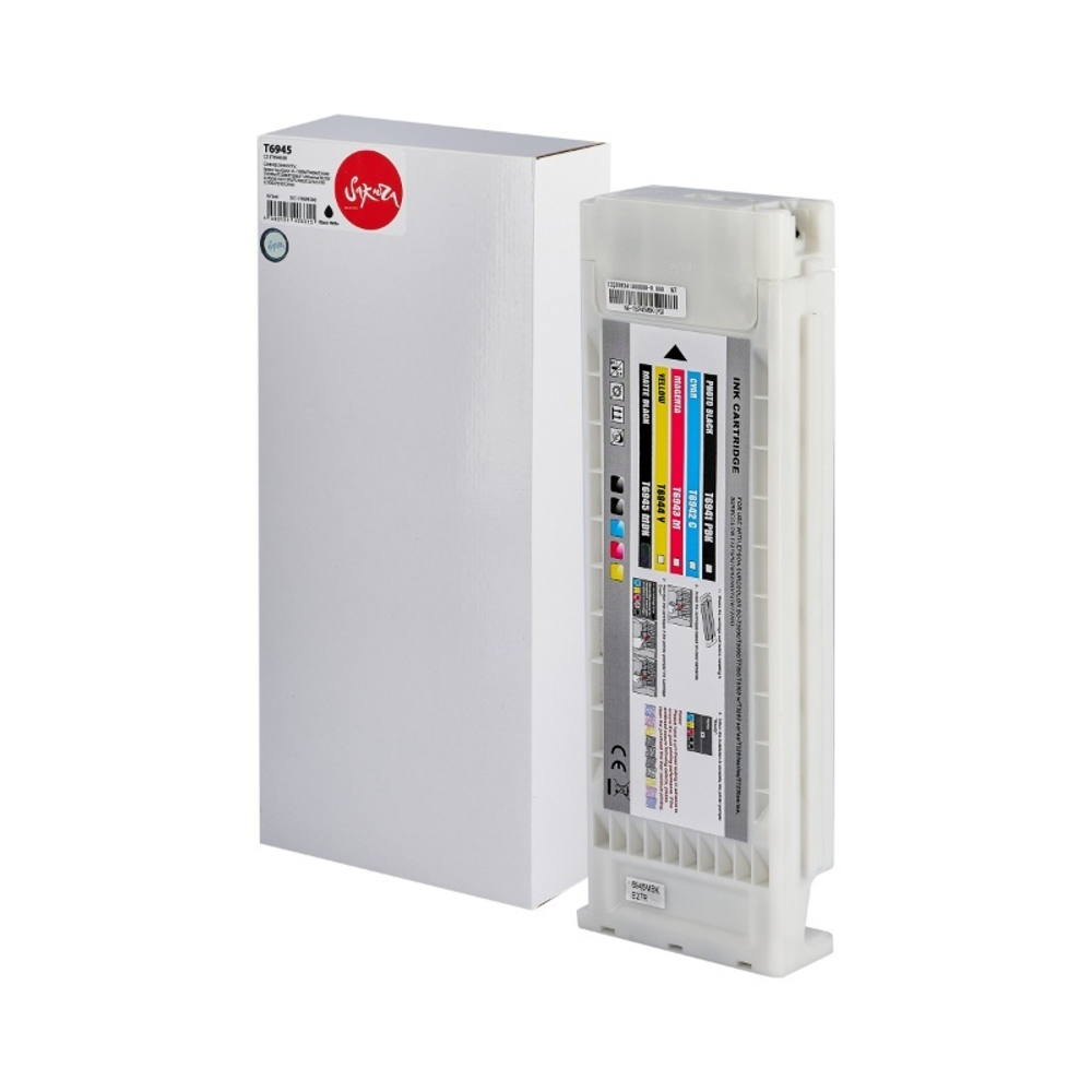 C13T694500 (T6945 Matte Black) Sakura струйный картридж для Epson, черный матовый, 675 мл.