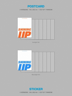 Альбом TEMPEST - SHINING UP 2nd Mini Album 2 Version SET