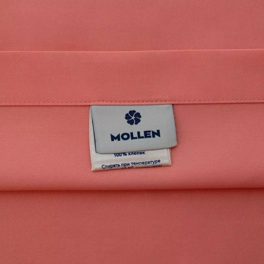 Наволочка 60x60 Mollen розово-коралловая