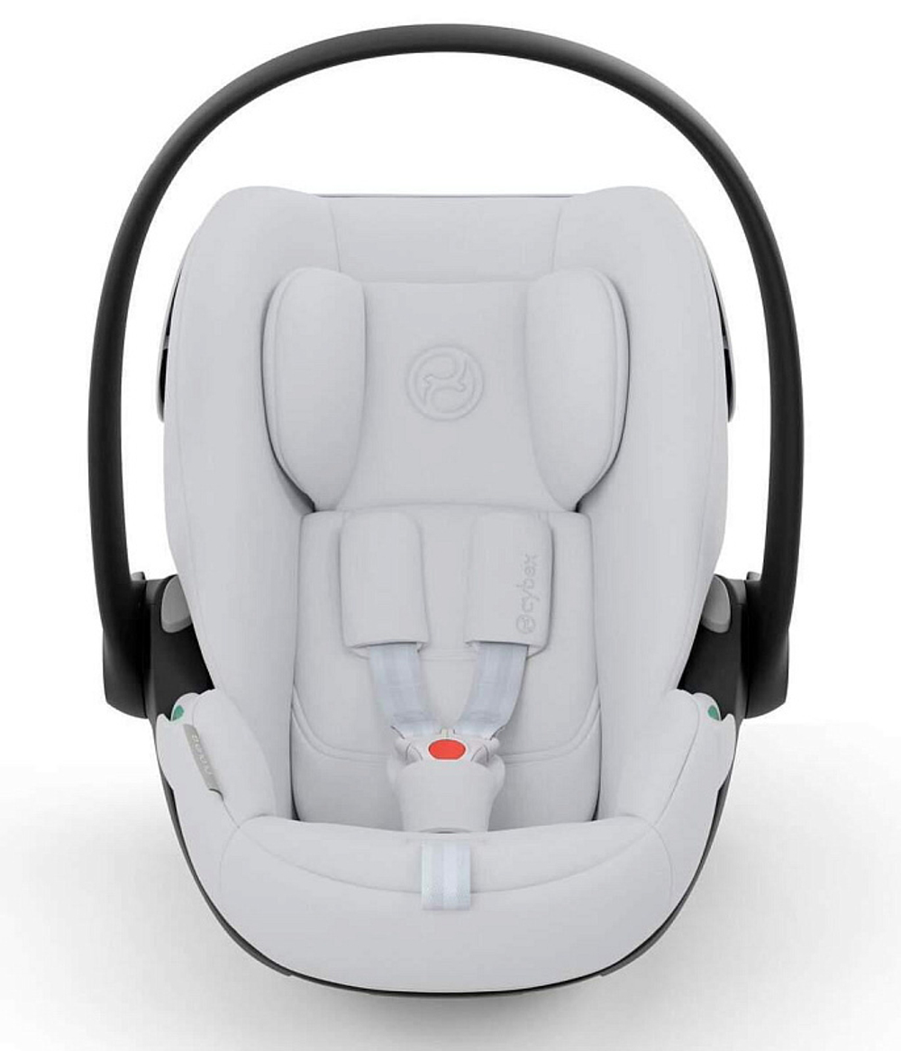 Коляска Cybex Coya Matt Black Frame Cloud G i-Size Fog Grey 2 в 1 Leaf Green с дождевиком