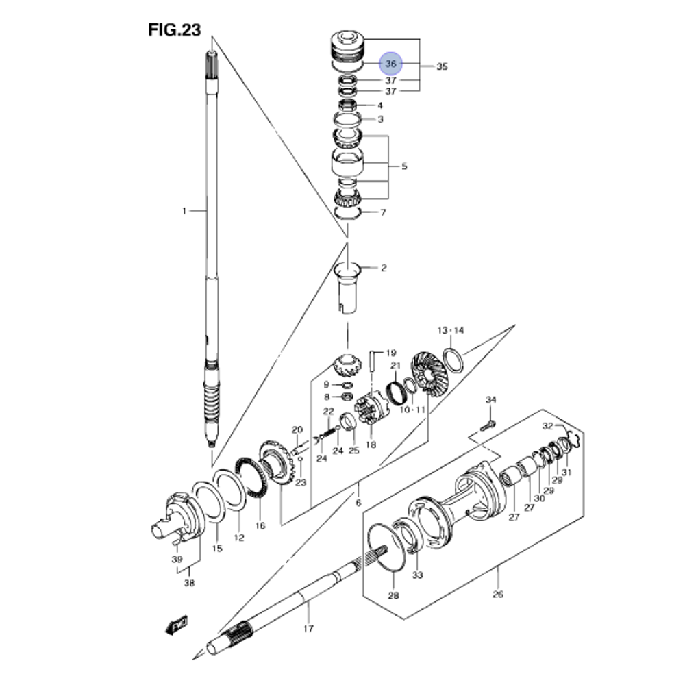 Уплотнительное кольцо 09280-66004-000