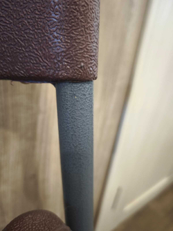 Стул складной садовый 83x46x53см HDPE шоколад