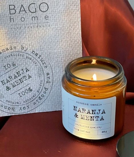 Бамбук, ароматическая свеча, Bago home