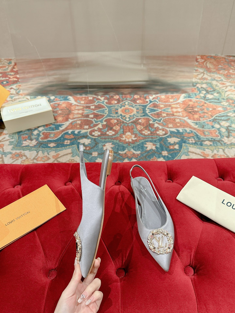 Louis Vuitton Met Slingback Ballerina