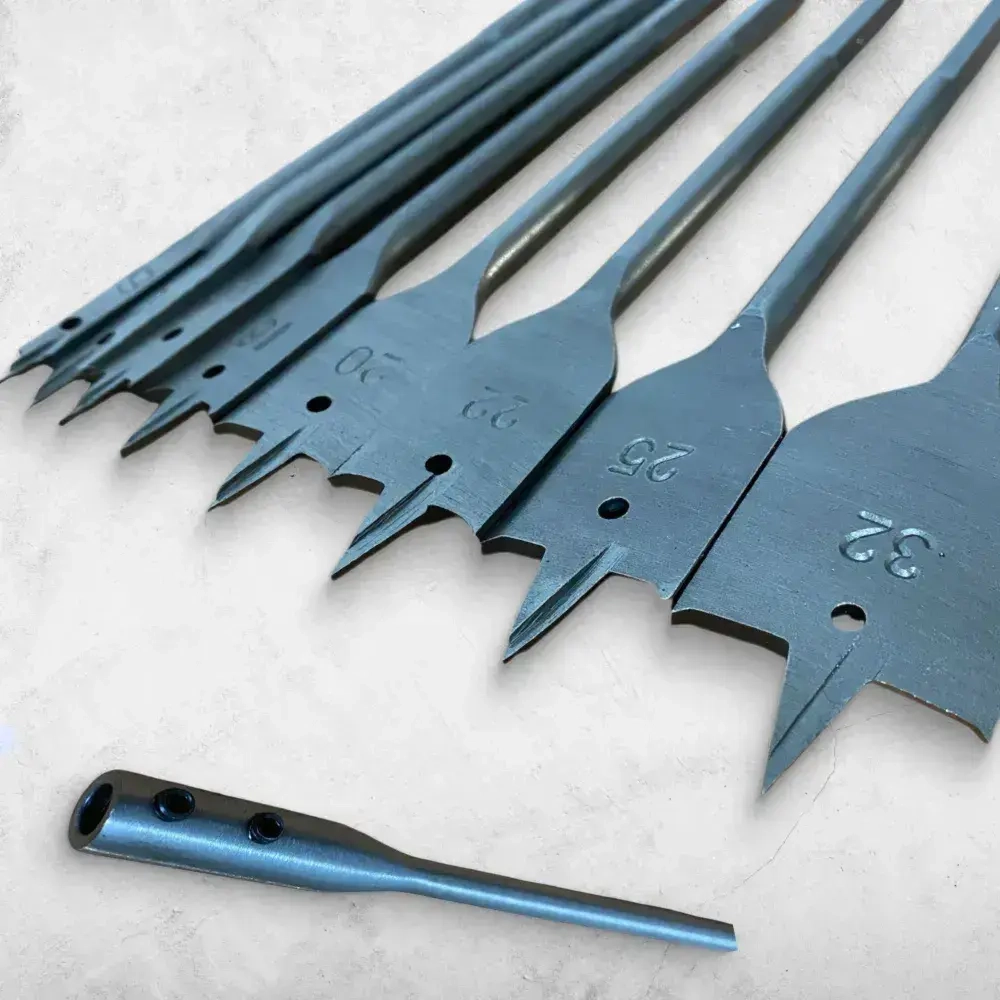 Набор перьевых сверл по дереву 10 шт с удлинителем