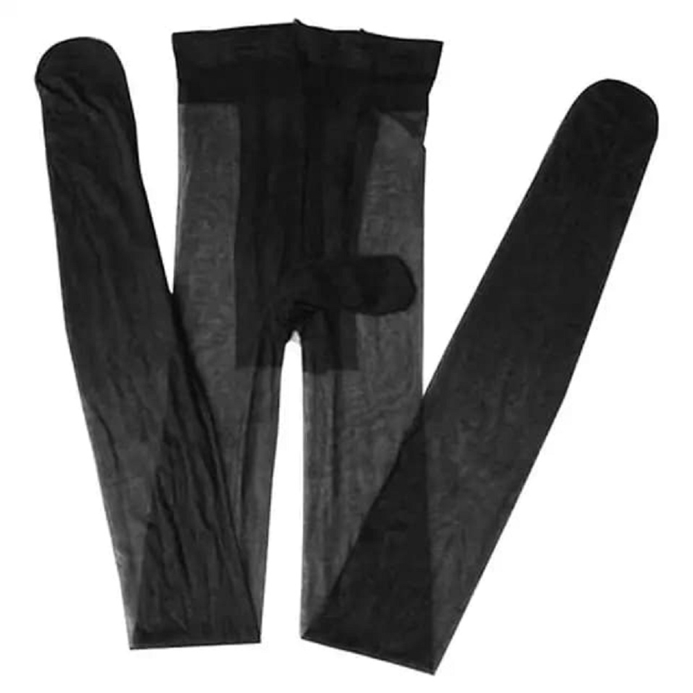 Колготки мужские с кармашком для пениса черный OZ