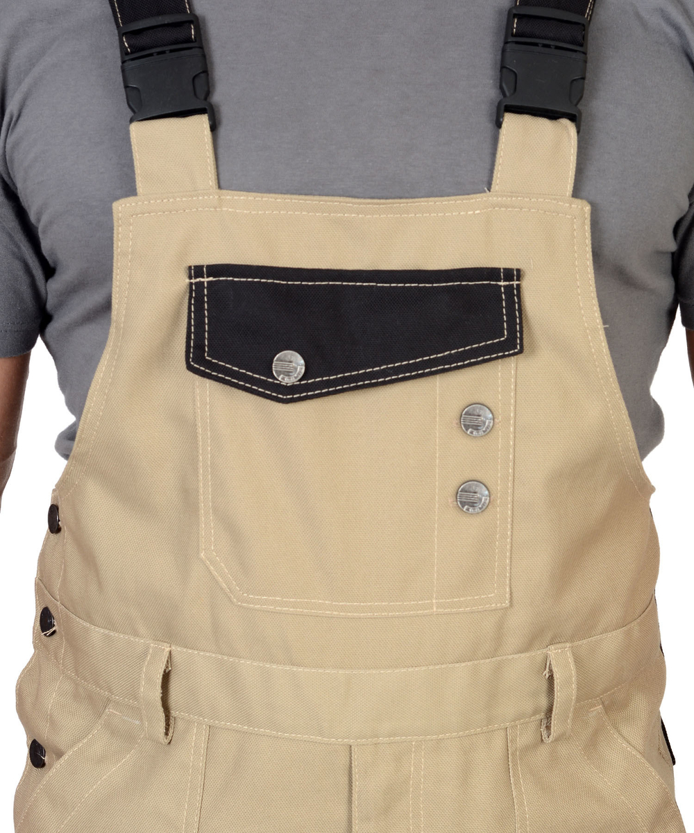 Костюм Nerss-Вест-Ворк куртка кор., п/к песочный с черным пл. 275 г/кв.м