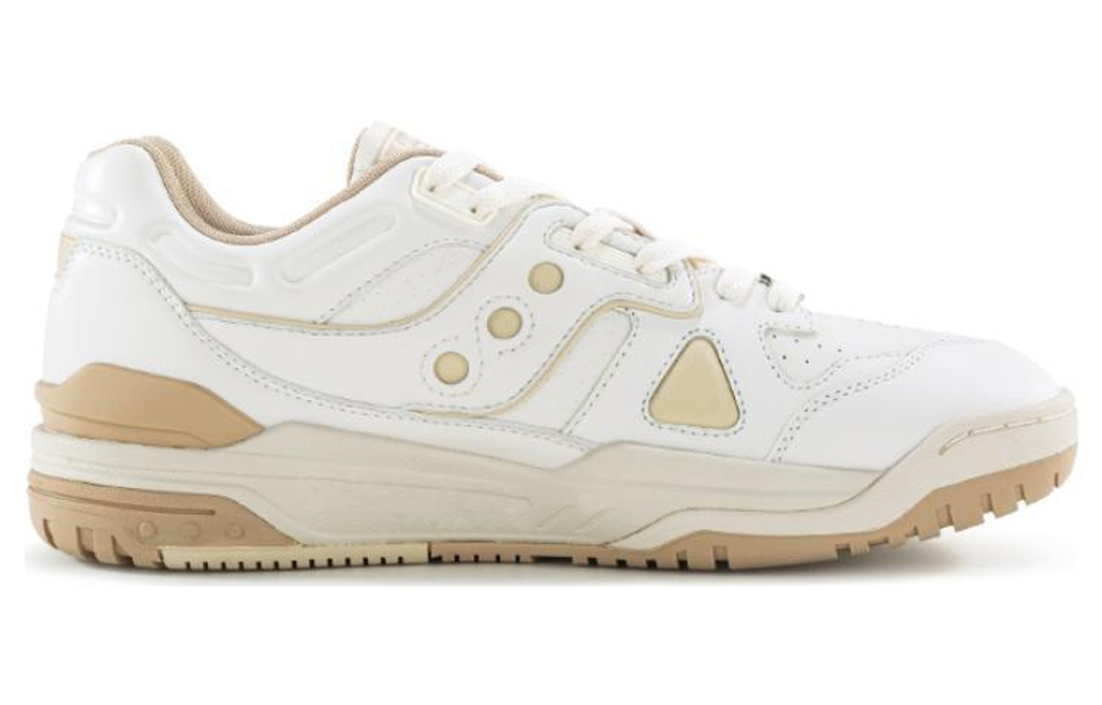 Saucony Cross 90 wear-resistant non-slip low-top sneakers for men and women the same khaki color