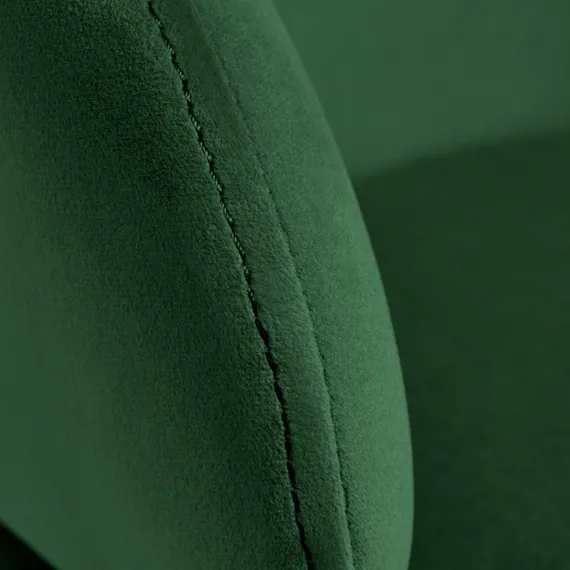 Стул Lime, зеленый микровелюр с золотыми ножками