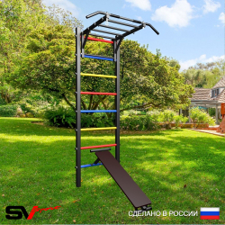 Уличная шведская стенка Sv Sport У466 (Турник-Рукоход/Скамья)