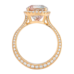 Кольцо с Турмалином и Бриллиантами, R0070-45/1