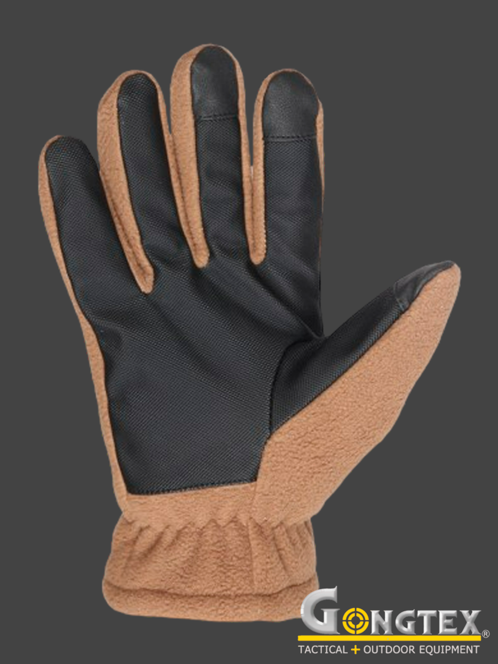 Перчатки флисовые Gongtex 3M Thinsulate Tactical Gloves (CGLV-0001). Койот