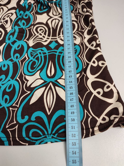 Блузка летняя с принтом 40 размер