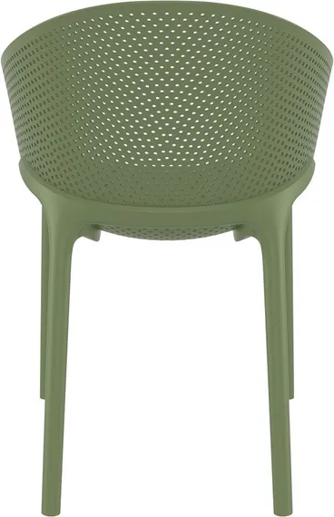 Стул пластиковый Sky Pro оливковый