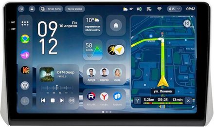 Магнитола для Mitsubishi Xpander, Xpander Cross - Teyes CC4-PRO монитор 10.36" 2K QLED на Android 13, Snapdragon 778G, AI, CarPlay, DSP, 4G SIM-слот