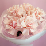 Букет из 5 розовых французских роз