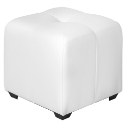 Пуф Николь Белый ЭкоКожа