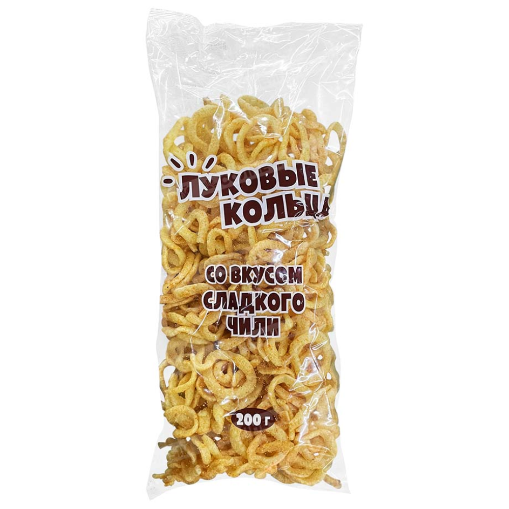 Луковые кольца со вкусом сладкого чили 200 гр