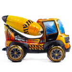 Шар Фольгированный Бетономешалка (Оранжевый)