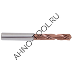 Сверло  7.9мм  твердосплавное 3D без подвода СОЖ. SP-X800030790 VHM AHNO по стали, чугуну, нерж. и ж