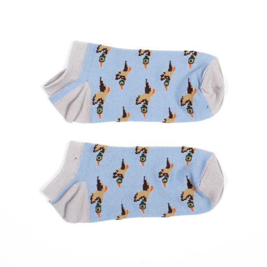 Носки ЗАПОРОЖЕЦ Дичь 86 Бит короткие женские Голубой