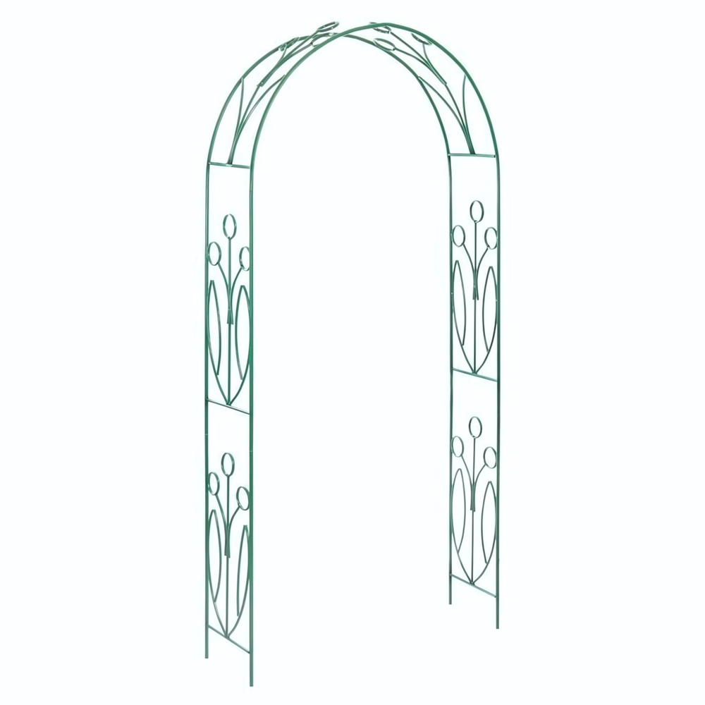 Арка садовая разборная "ЛАНДЫШ" металлическая 2300*1250*365 мм