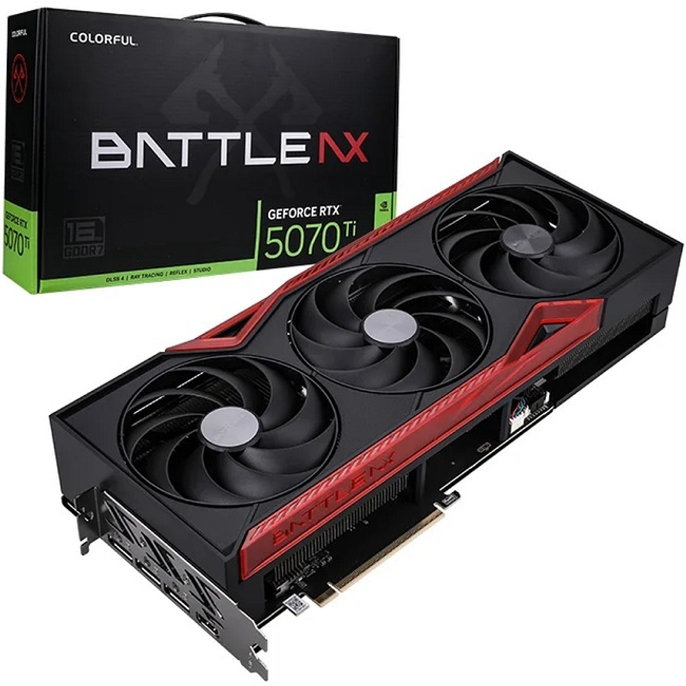 Видеокарта Colorful GeForce RTX 5070 Ti Battle AX NB EX 16GB-V 16GB (RTX 5070 Ti 16GB NB EX 16GB-V)