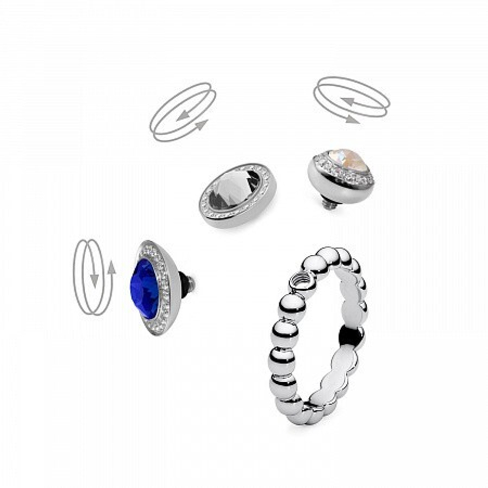 Кольцо - База Qudo Veroli silver 18.4 мм 628160 S