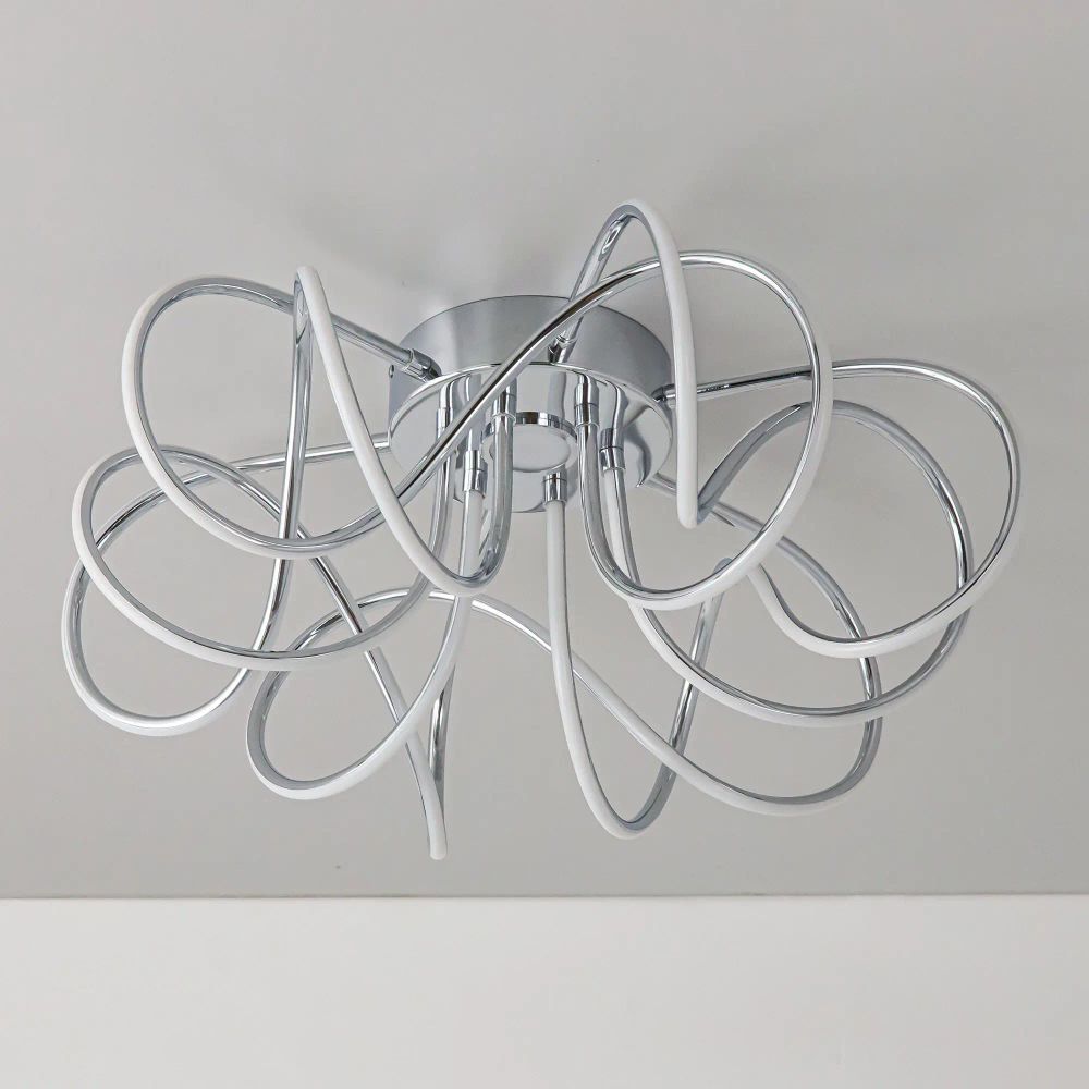 Citilux Мишель CL229161 RGB Люстра светодиодная с пультом Хром