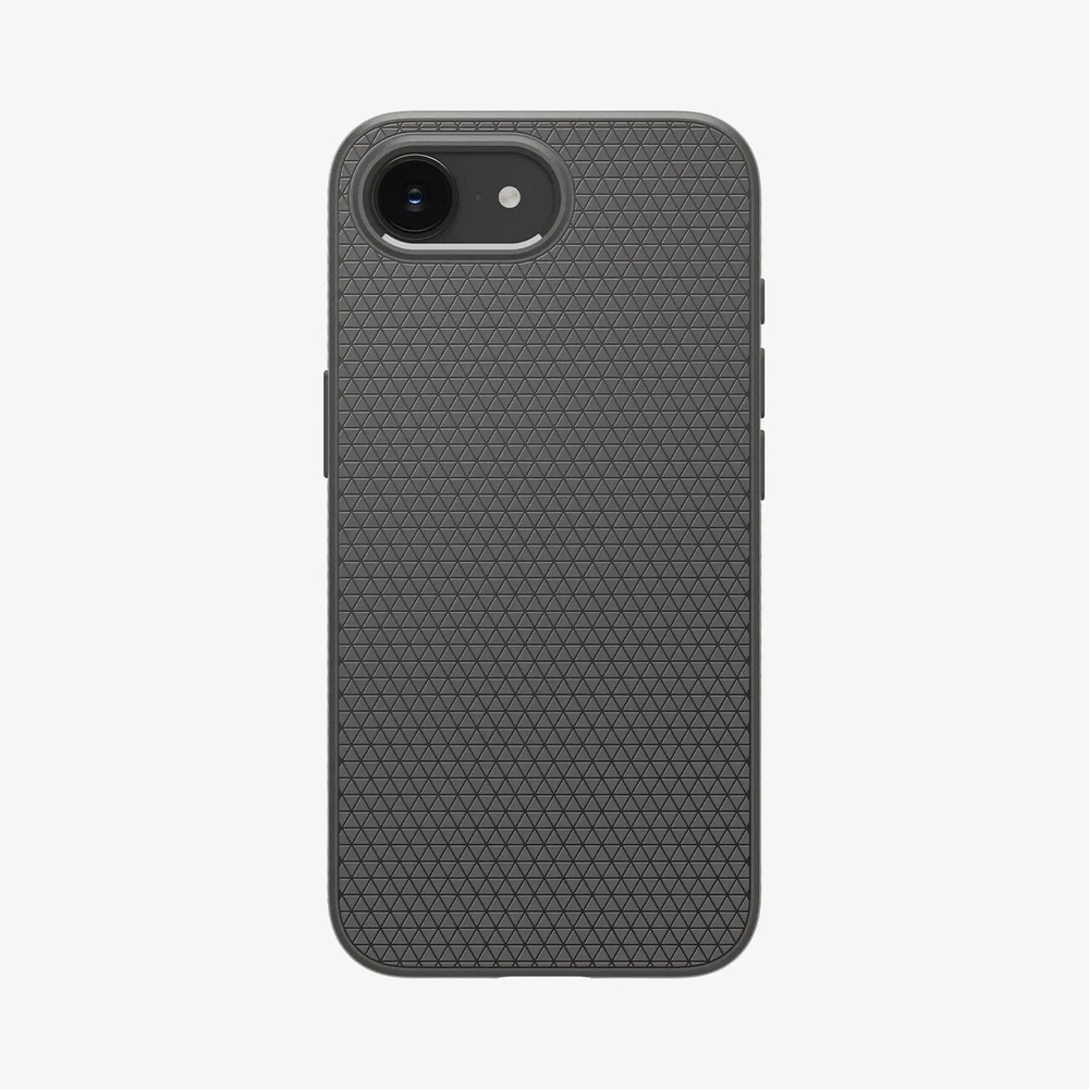 Чехол Spigen Liquid Air для iPhone 16e мраморно-серый