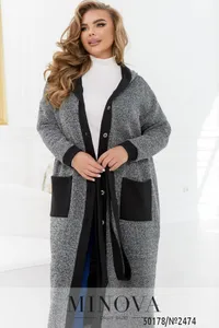 Кардиган 2474-черный Minova
