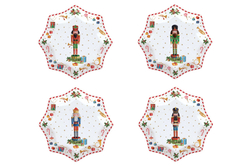 Набор десертных тарелок 4шт 16см Easy Life Щелкунчик винтажный