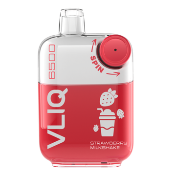 ОЭС (М) VLIQ Q SPIN 6500 Strawberry Milkshake (Клубничный милкшейк)