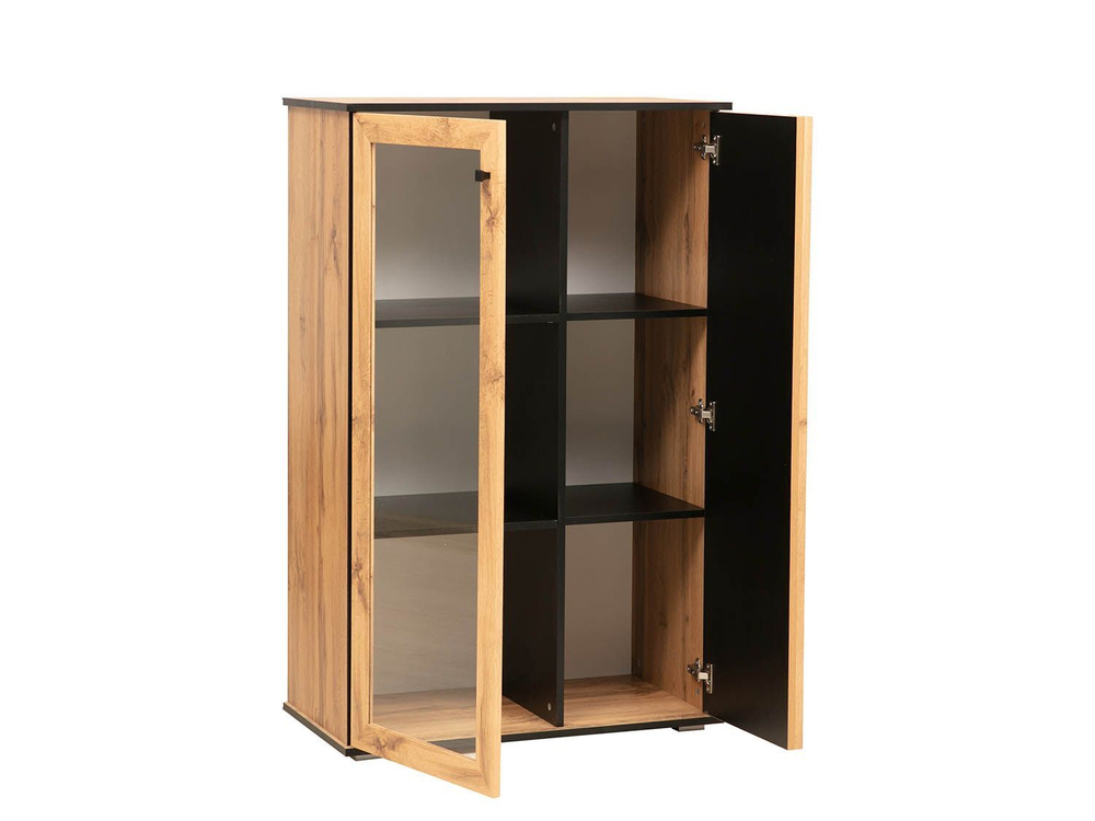 Модульная гостиная Либерти 5 (опора h20) Дуб вотан/Черный