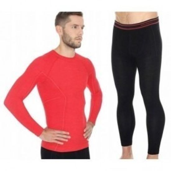 Футболка мужская BRUBECK Active wool LS13020/LS12820