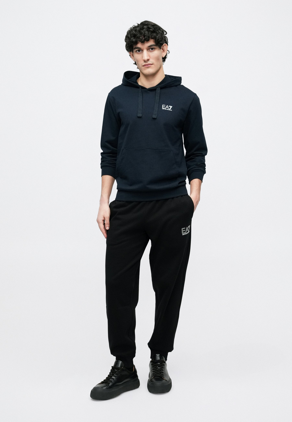 EA7 Emporio Armani UNISEX - Толстовка с капюшоном - Белый
