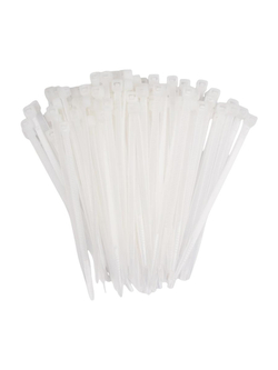 Хомут кабельный PCT 3.6х100-100WH 3.6х100 PA6.6 бел.(уп.100шт) JazzWay 5053700