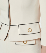 Жакет Elisabetta Franchi - экрю(GIT5151E2)