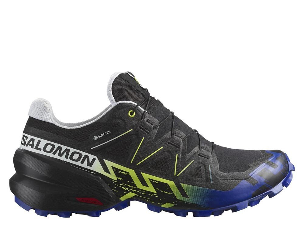 Кроссовки для бега мужские Salomon Speedcross 6 Gore-Tex M Черный и Синий