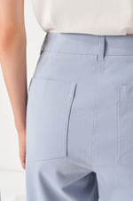 3972 Брюки женские (дымчато-голубой)