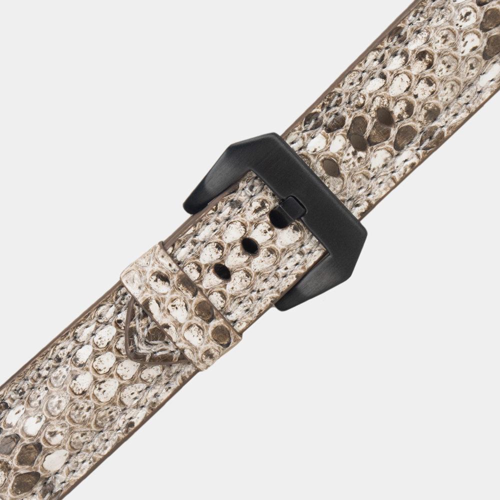 Ремешок для Apple Watch Ultra 49mm из кожи питона, натурального цвета