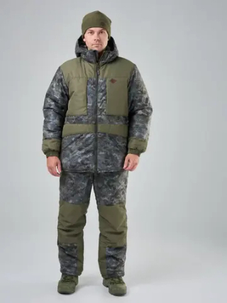 Костюм зимний ЕГЕРЬ TAYGERR, Алова/Борей, мембрана 10000/10000, Хаки