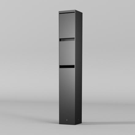 Уличная розетка столбик Nido двойная h500 мм 2000Вт IP 54